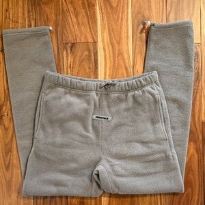 Essentials Polar Fleece Sweat Pants, Taupe/Gray, Small